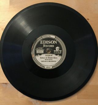 Edison Diamond Disc Record 51125 Songs Of Other Days / Come Back To Erin