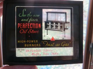 Vintage Perfection Oil Stove Advertising Magic Lantern Slide