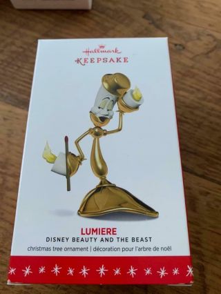 Hallmark Keepsake Ornament Beauty And The Beast Lumiere 2016 Disney Limited