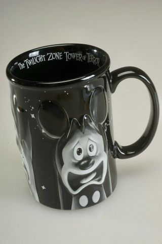 Disney Twilight Zone Tower Of Terror Mickey Mouse Ceramic Coffee Mug 16oz.