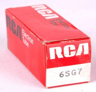 Rca 6sg7 Electron Tube - Nos - Orange Box