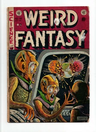 Weird Fantasy 16 Vintage Ec Comic Horror Scifi Golden Age 10c Feldstein
