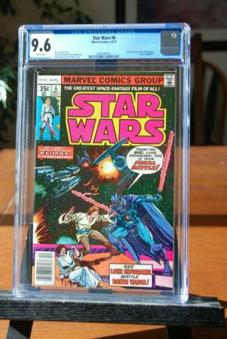 Star Wars (1977) 6 Cgc 9.  6 Nm,  White Pages
