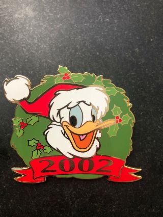 Pin 17207 Disney Holiday Wreath 2002 Set (donald)