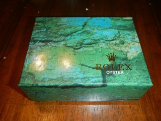 Vintage Rolex Oyster Watch Box With Paperwork Rare
