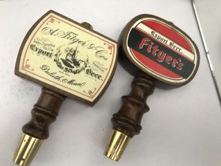 2 Vintage Fitger’s Beer Tap Knobs - Duluth Mn.
