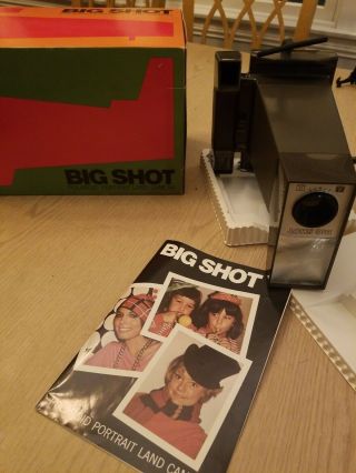 Polaroid Big Shot Portrait Land Vintage Camera,  As Isi Box
