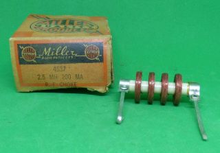 Nos/nib Vintage Miller No 4537 R.  F.  Choke