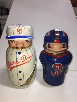 Schultz & Dooley First Edition Football And Baseball Player Stein Webco Germany