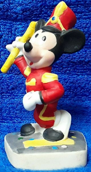 Vintage Schmid Disney Mickey Mouse Marching Band Leader Figurine