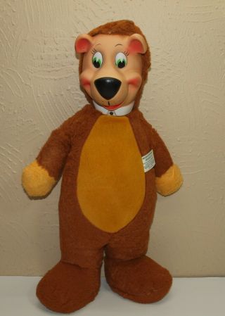 Vintage Hanna Barbera Knickerbocker Yogi Bear Plush Stuffed Toy