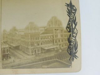 Antique Stereoview Series American Grand Central Depot York Ny