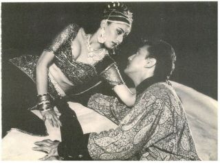Madhuri & Jackie Shroff - Bollywood Pair - Classic Post Card - Private Issue