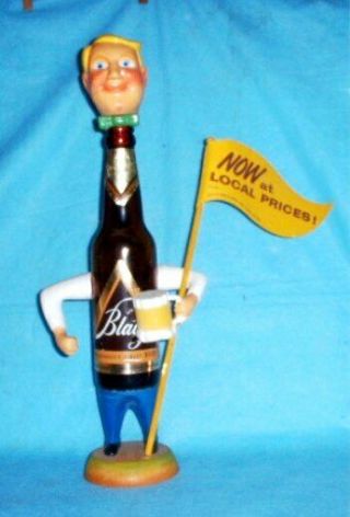 Blatz Beer Bottle Man Statue