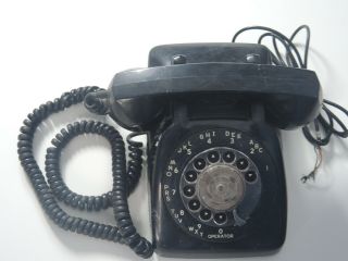 Vintage Automatic Electric Black Rotary Phone 1950s—60s