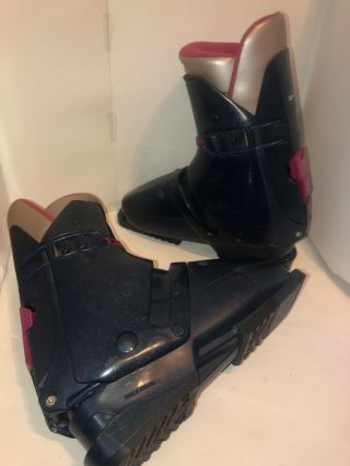 Salomon Down Hill Ski Boots SX 30,  Size 26.  5/335 Sz 9 Womens Rear Entry Vintage 3
