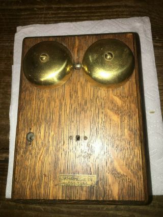 Western Electric 315 - H Wooden Ringer Box With Model 22a 3 Bar Magneto Generator
