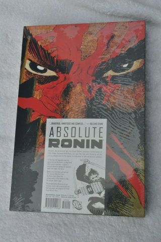 Absolute Ronin Factory Hardcover With Slipcase Frank Miller (dc 2008)