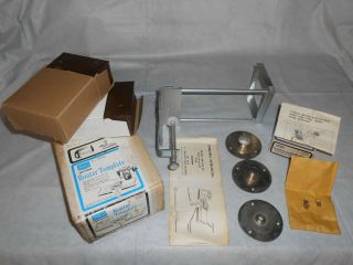 Vintage " Craftsman Usa 925182 & 925069 " Router Template & Guide Bushings