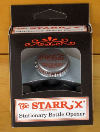 Coca Cola Coke VINTAGE BOTTLE CAP Starr X Wall Mount Bottle Opener 2