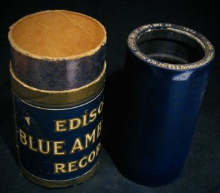 Edison Blue Amberol Record 1521 ✦ By The Light Of The Silvery Moon Ada Jomes