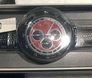 Vintage 1990s Colors Of Benetton " Red Black & White Dial " Watch Nos