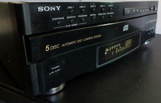 Vintage Sony Cdp - C322p 5 Disc Cd Changer Compact Disc Player - - Prepaid
