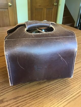 Great Vintage Leather Ammo Trap & Skeet Range Sport Bag Satchel Don’t Miss It.