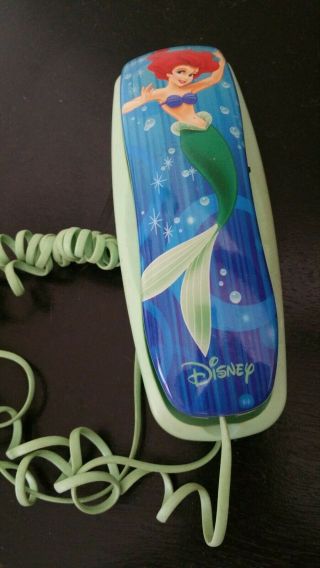 Disney The Little Mermaid Vintage Phone Land Line Telephone & Cord