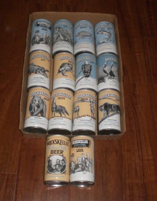 14 Pittsburgh Brewing Brickskeller Beer Cans - Iron City - Bo