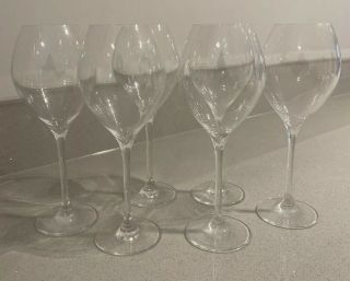 6 X Very Rare Veuve Clicquot Crystal Champagne Glass Flutes Bar Gift
