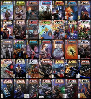 Star Wars: X - Wing Rogue Squadron 1 - 35 Complete Set Dark Horse Comics 1995