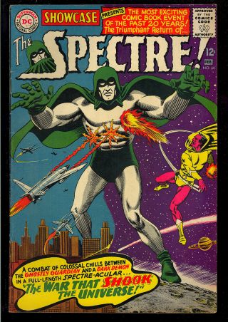 Showcase 60 (1st S.  A.  App.  The Spectre) Silver Age Dc Comic 1966 Vg - Fn