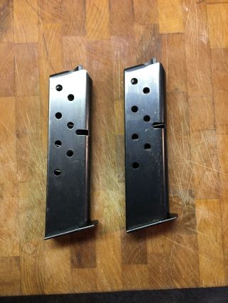 Two Vintage S&w Factory Model 39 Magazines,  8 Round