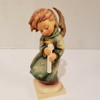 Goebel Hummel Figurine 21/0 1/2 Heavenly Angel Tmk 5 With Candle 6 " Tall