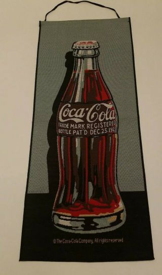 Coca - Cola Tapestry Fabric Banner / Wall Hanging