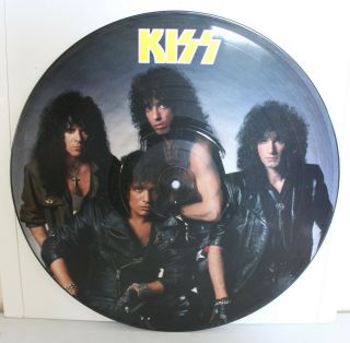 Kiss Crazy Nights Lp Picture Disc (1987) U.  S.  Pressing / Limited Edition