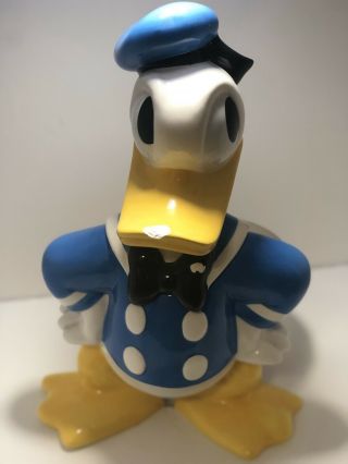 Retired Vintage Disney Direct Donald Duck,  Cookie Jar 75th Anniversary