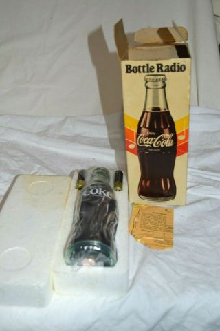 Vintage Coca Cola Am Transistor Radio Nos