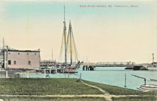 A View Of The Bass River Bridge,  South Yarmouth,  Massachusetts Ma