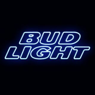 Neon Light Bud Light Budweiser Beer Bar Corona Ford Car Busch Miller Nfl Sign
