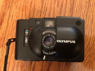 Vintage Olympus Xa 35mm Point & Shoot Rangefinder Camera.  Black.