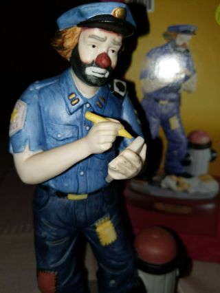 Emmett Kelly Jr Police Clown Figurine Flambro