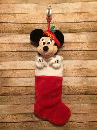 Minnie Mouse Plush Christmas Stocking