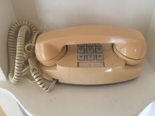 Beige Princess Phone Western Electric Bell System Telephone Pacific Tel Co