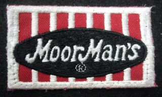 Moor Mans Embroidered Sew On Only Patch Feed Farm Advertising 3 " X 1 1/2 "