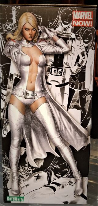 Marvel Now X - Men Emma Frost White Costume Artfx,  Statue Sdcc 2016 Exclusive