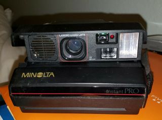 Vintage Minolta Instant Pro Polaroid Spectra Instant Camera