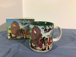 Vintage 90s Disney Store Exclusive The Jungle Book Coffee Cup Mug Mowgli Baloo