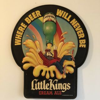 Vintage Little Kings Cream Ale Sign
